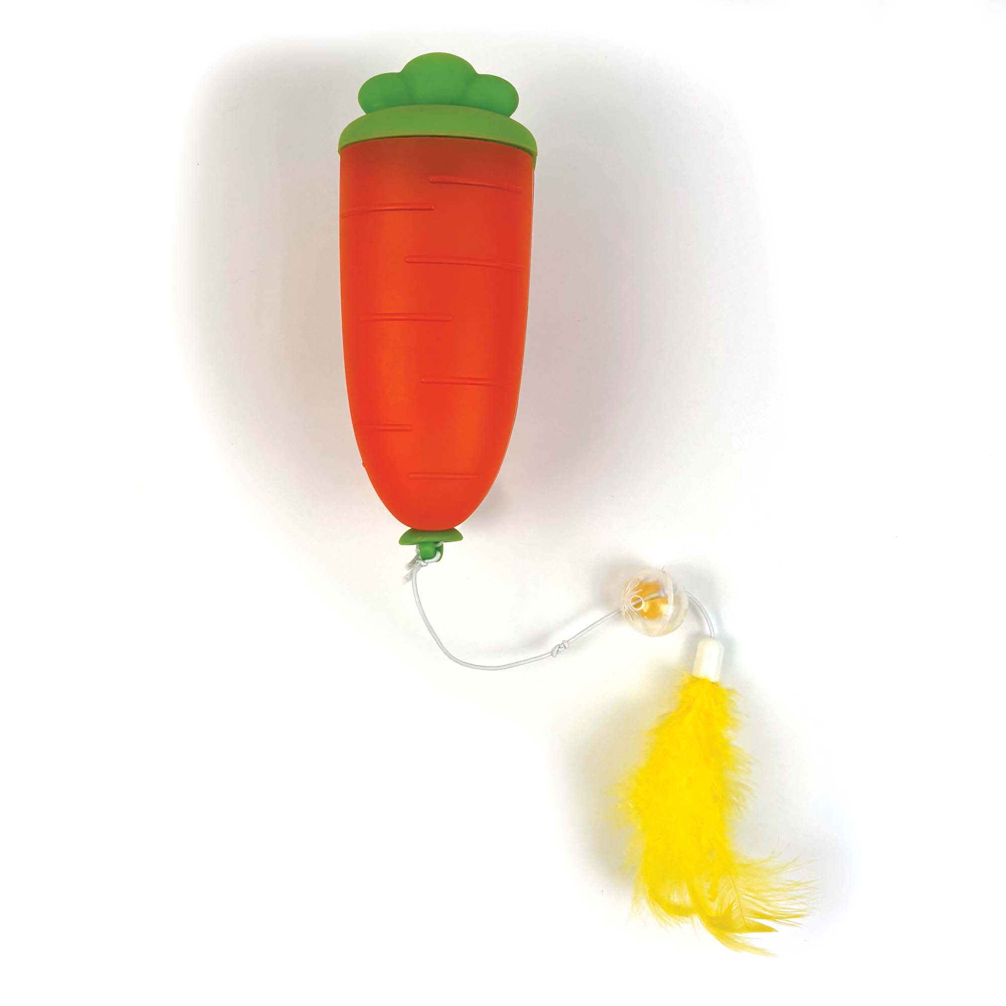 Tabby Patch Carrot Cat Treat Dispenser