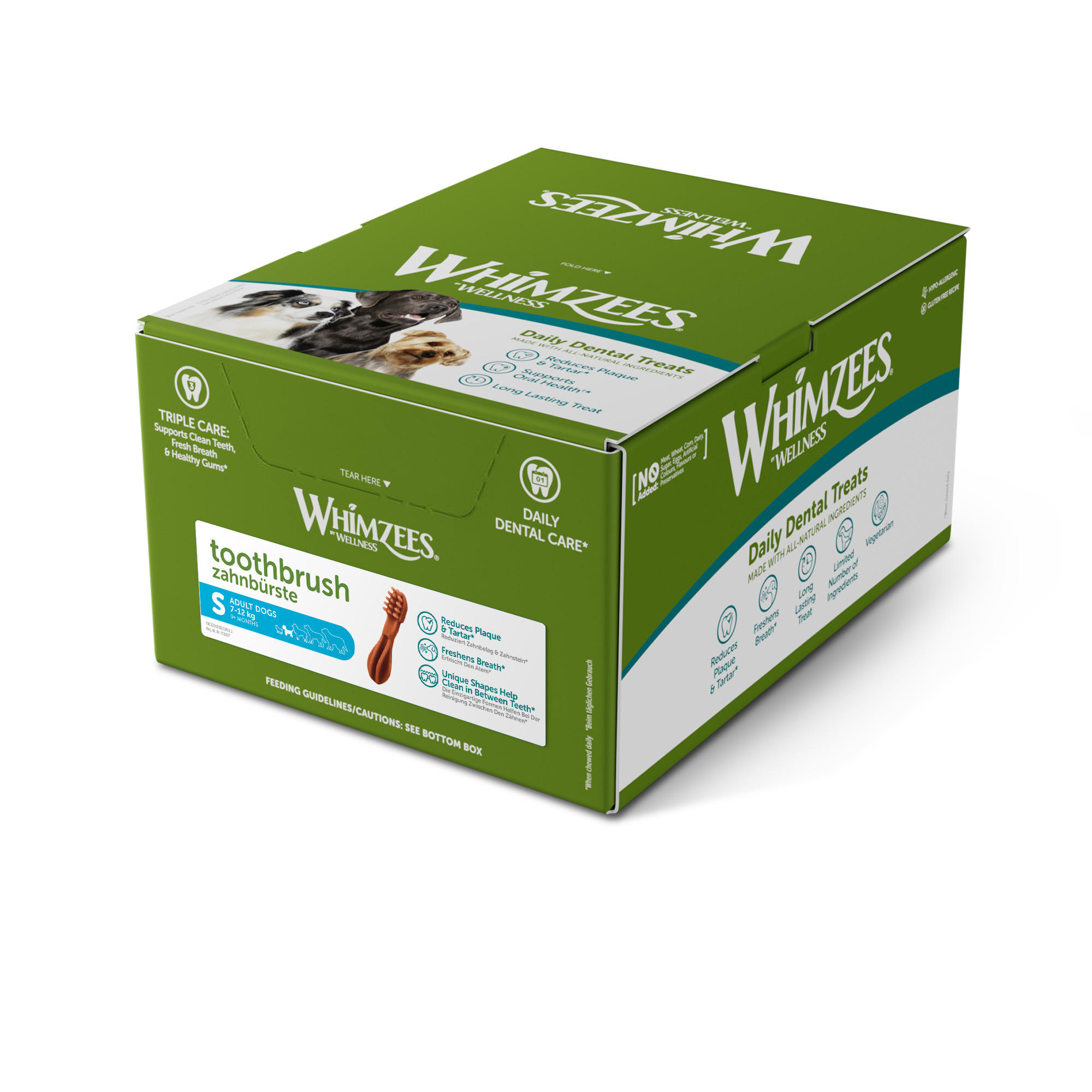 Whimzees Toothbrush, Dog Dental Chew, Small