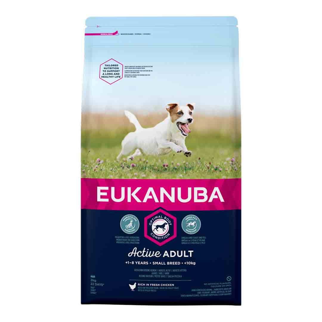 Eukanuba Adult Small Breed Dog Food Chicken 2kg