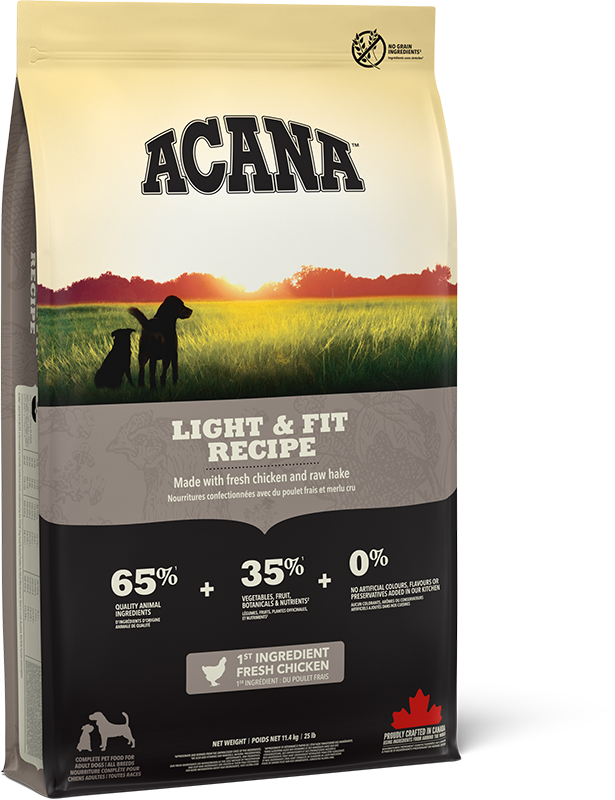 ACANA Light and Fit Dry Dog Food 11.4kg