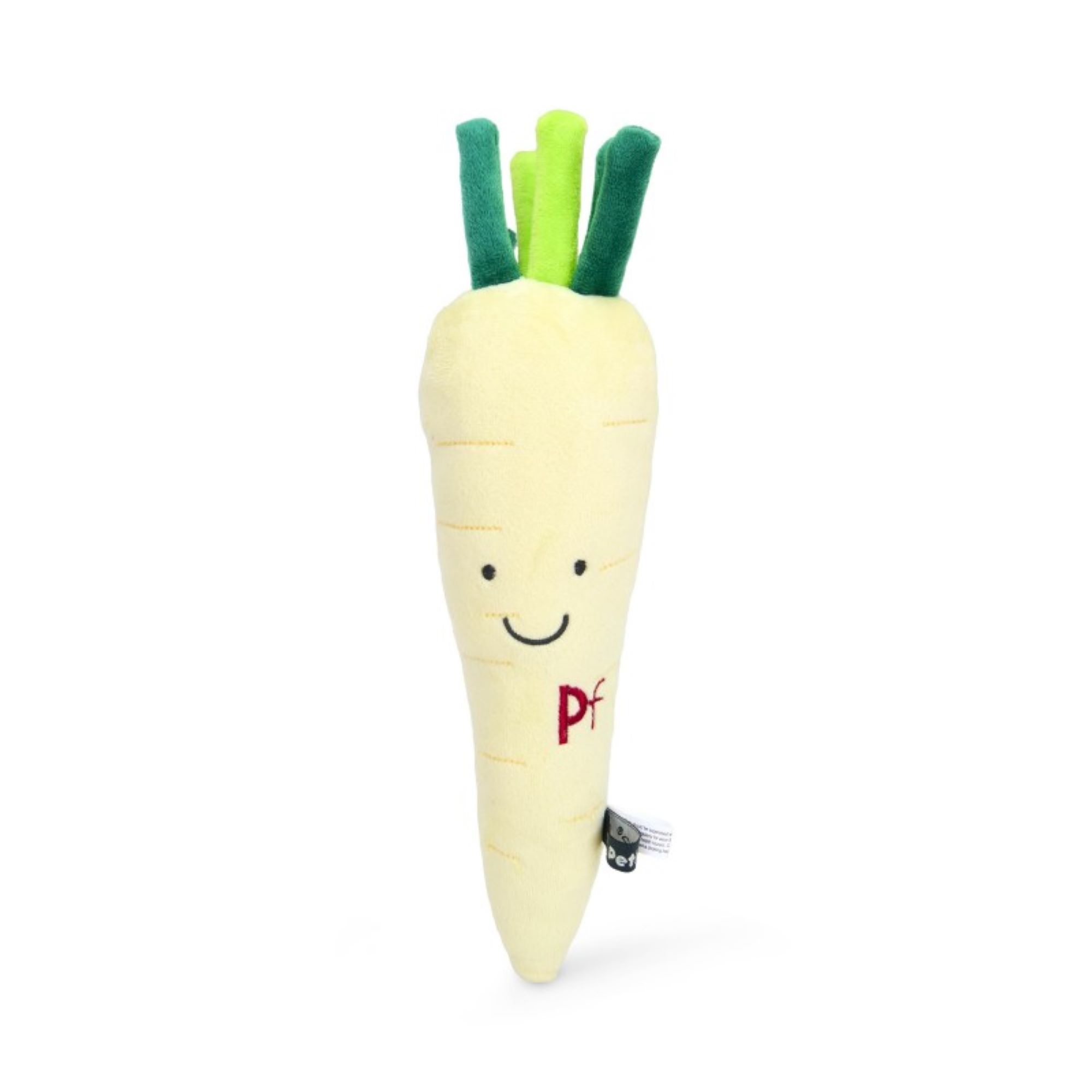 Petface Foodie Faces Penelope Parsnip Dog Toy