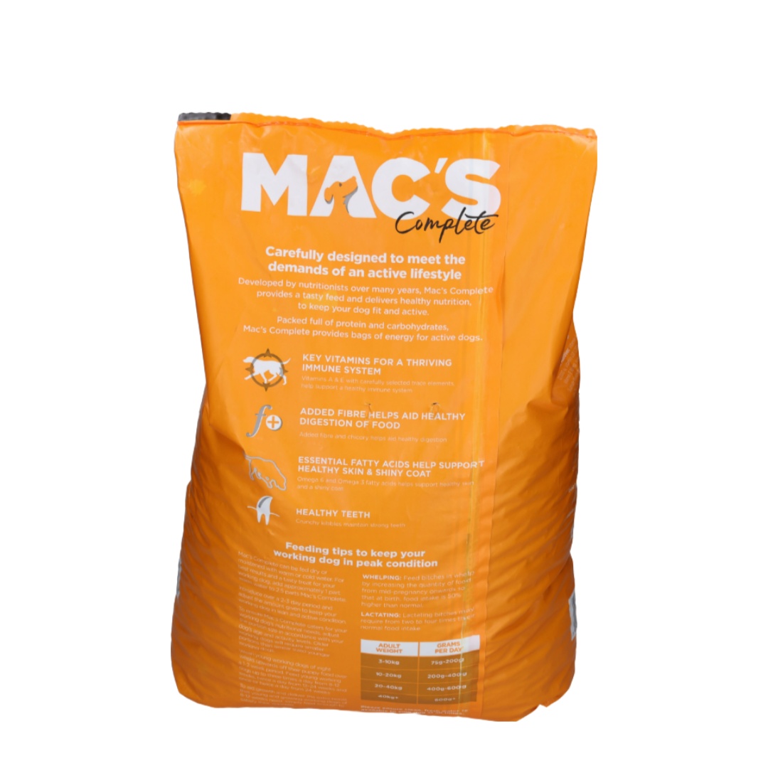 Jollyes Macs Complete Dog Food with Chicken & Veg 15kg