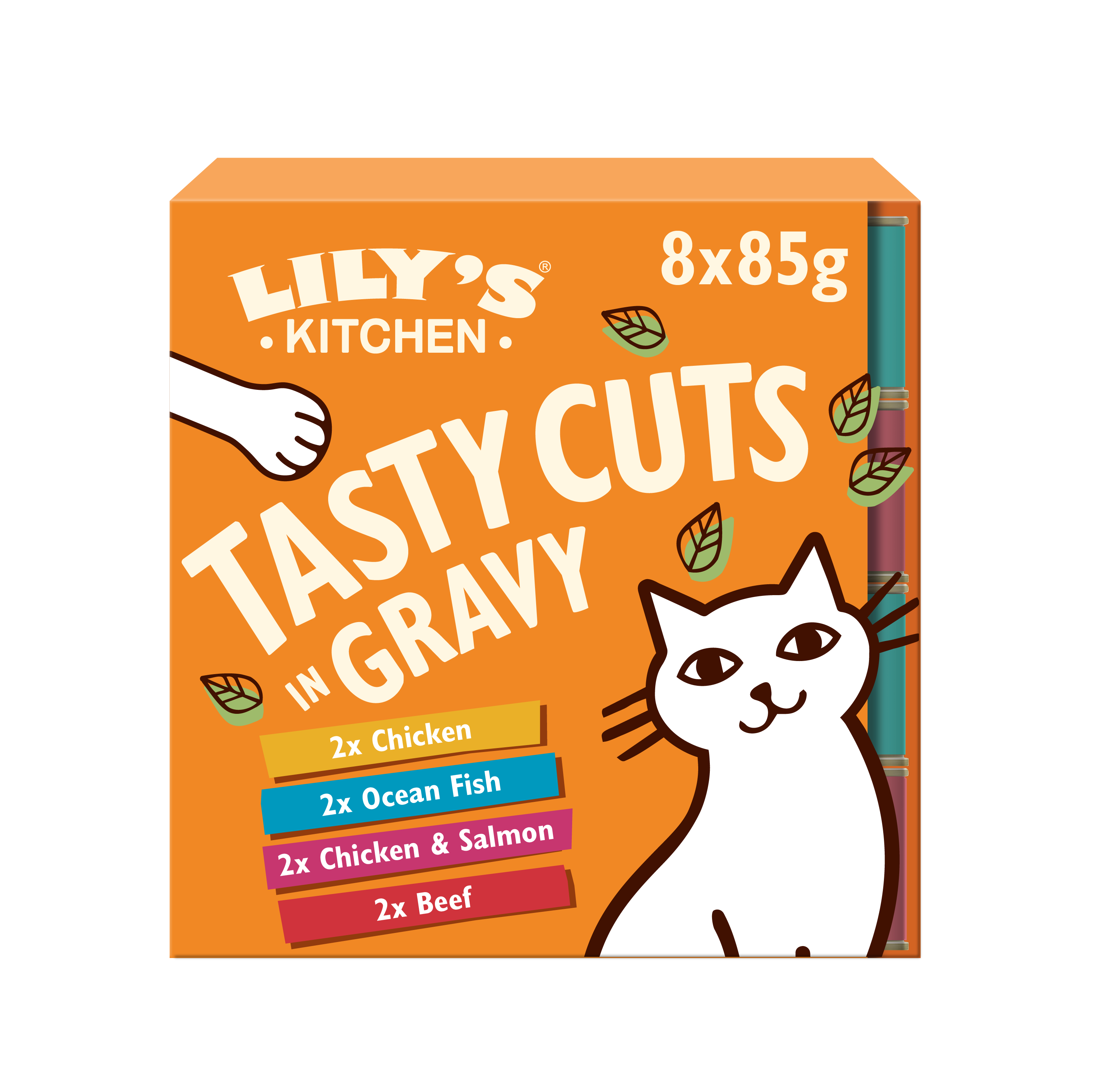 Lily's Kitchen Cat Food - Tasty Cuts for Cats Mixed Multipack 8x85g