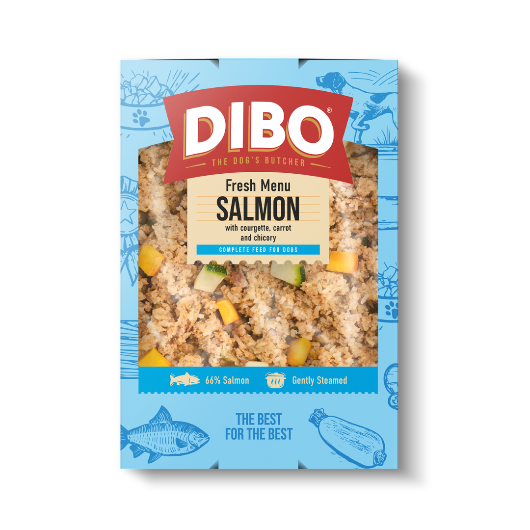DIBO Fresh Cooked Blocks - Salmon 400g