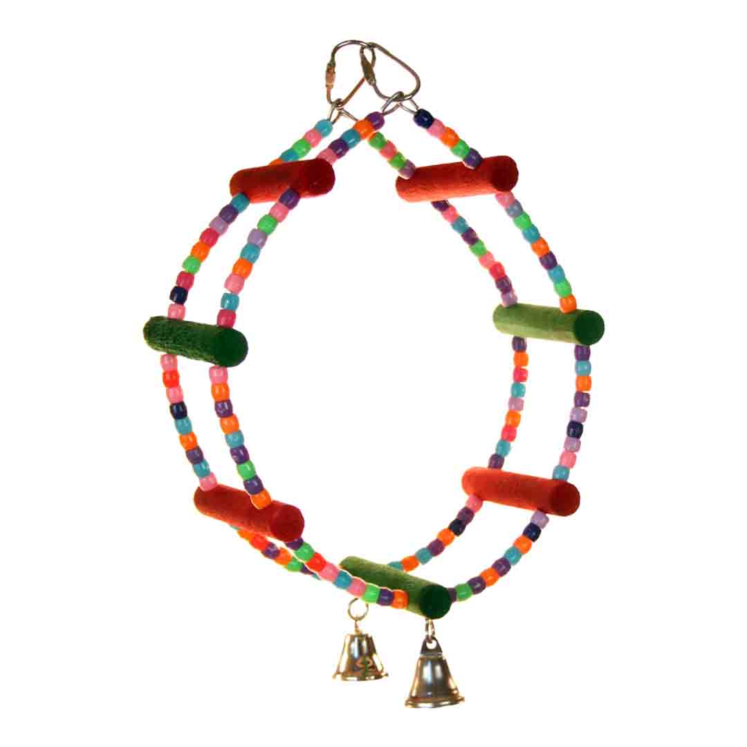 Adventure Bound Rainbow Roundabout Bird Toy