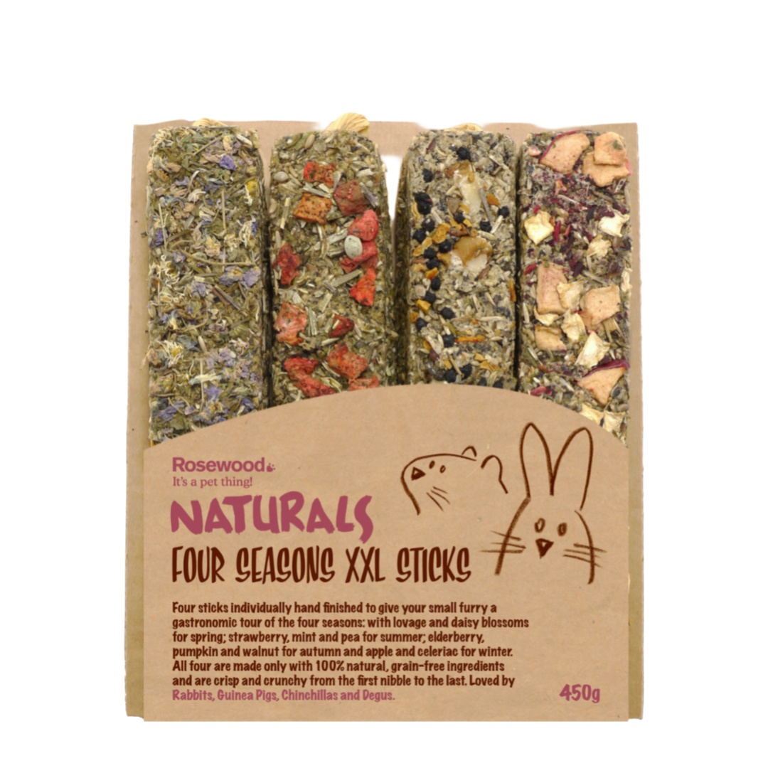 Rosewood Naturals Four Seasons XL Bunny Treat Stick