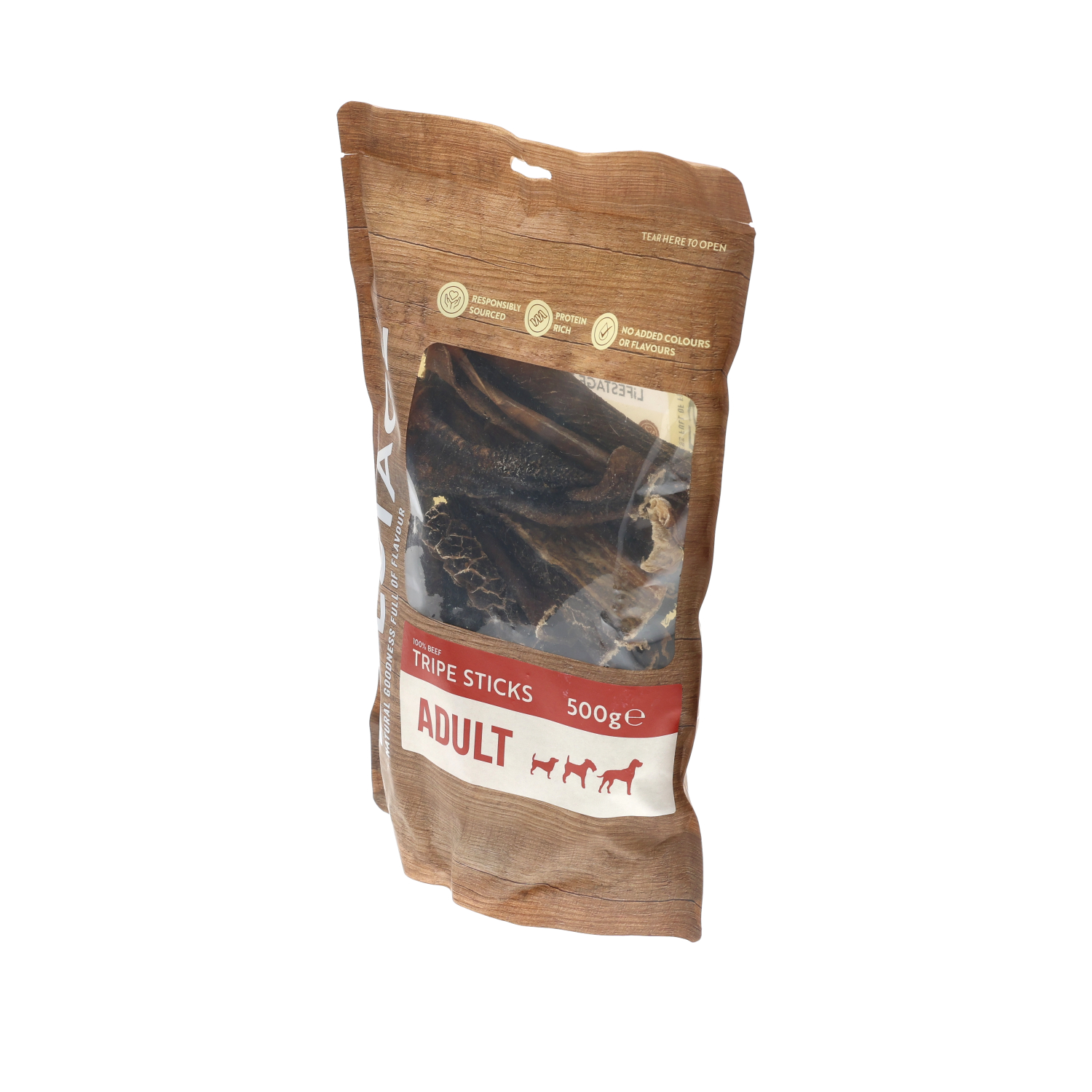 Lifestage Pre-Pack Tripe Sticks Dog Treats 500g