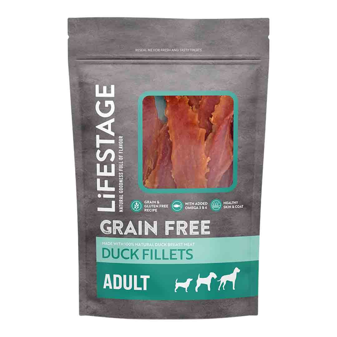 Lifestage Prime Duck Fillets Dog Treat 90g