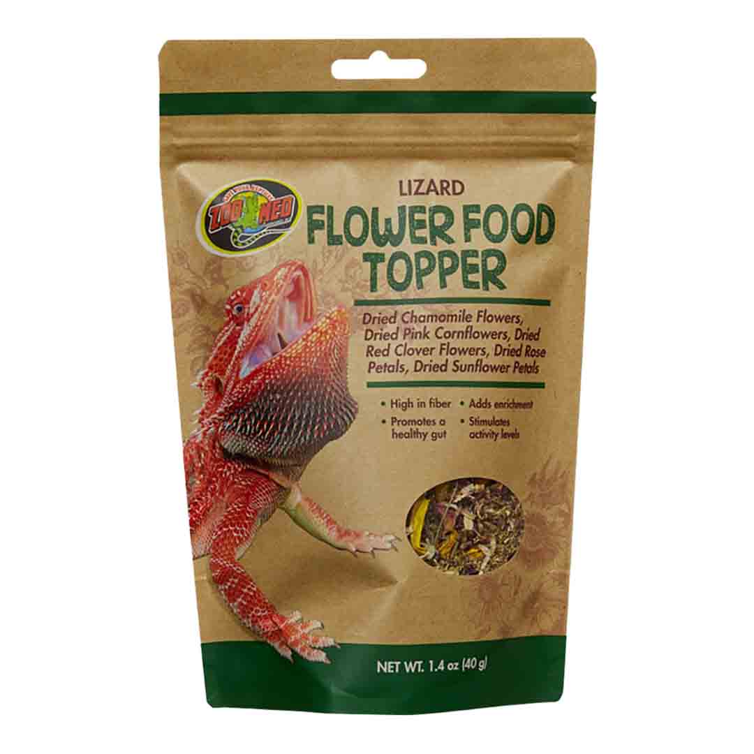 Zoo Med Lizard Flower Reptile Food Topper