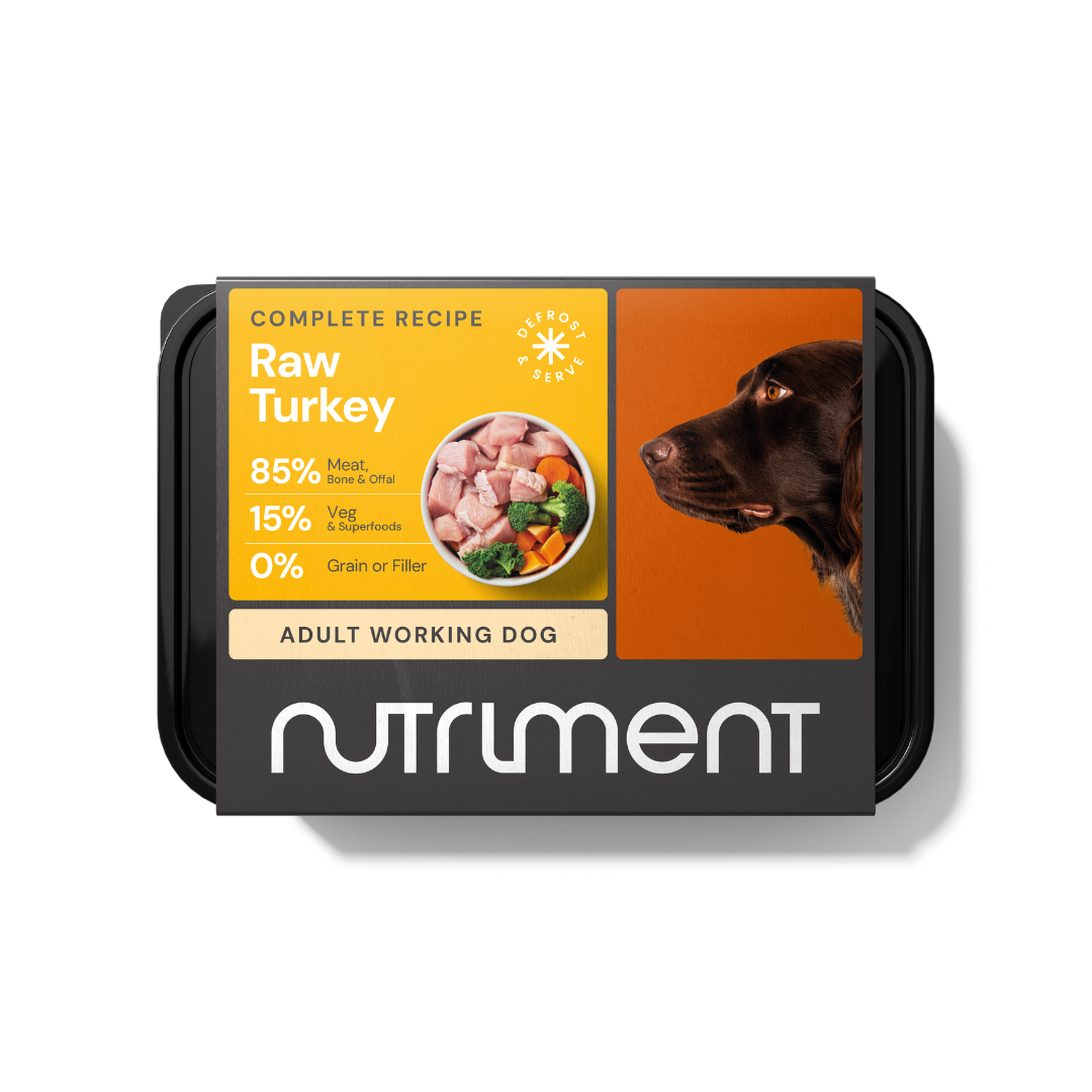 Nutriment Raw Dog Food Turkey Formula, 500g