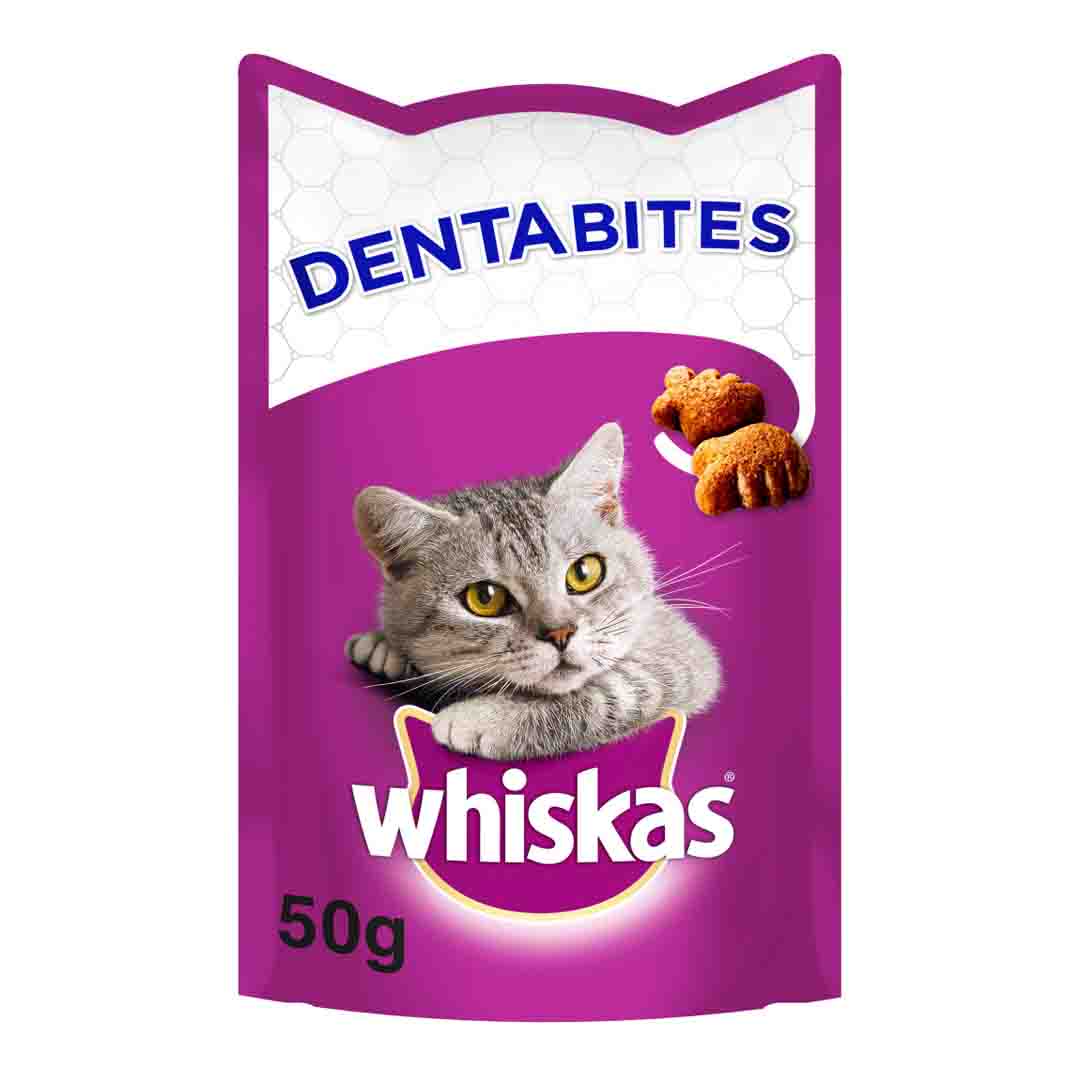 Whiskas DENTAbites with Chicken Cat Treats, 40g