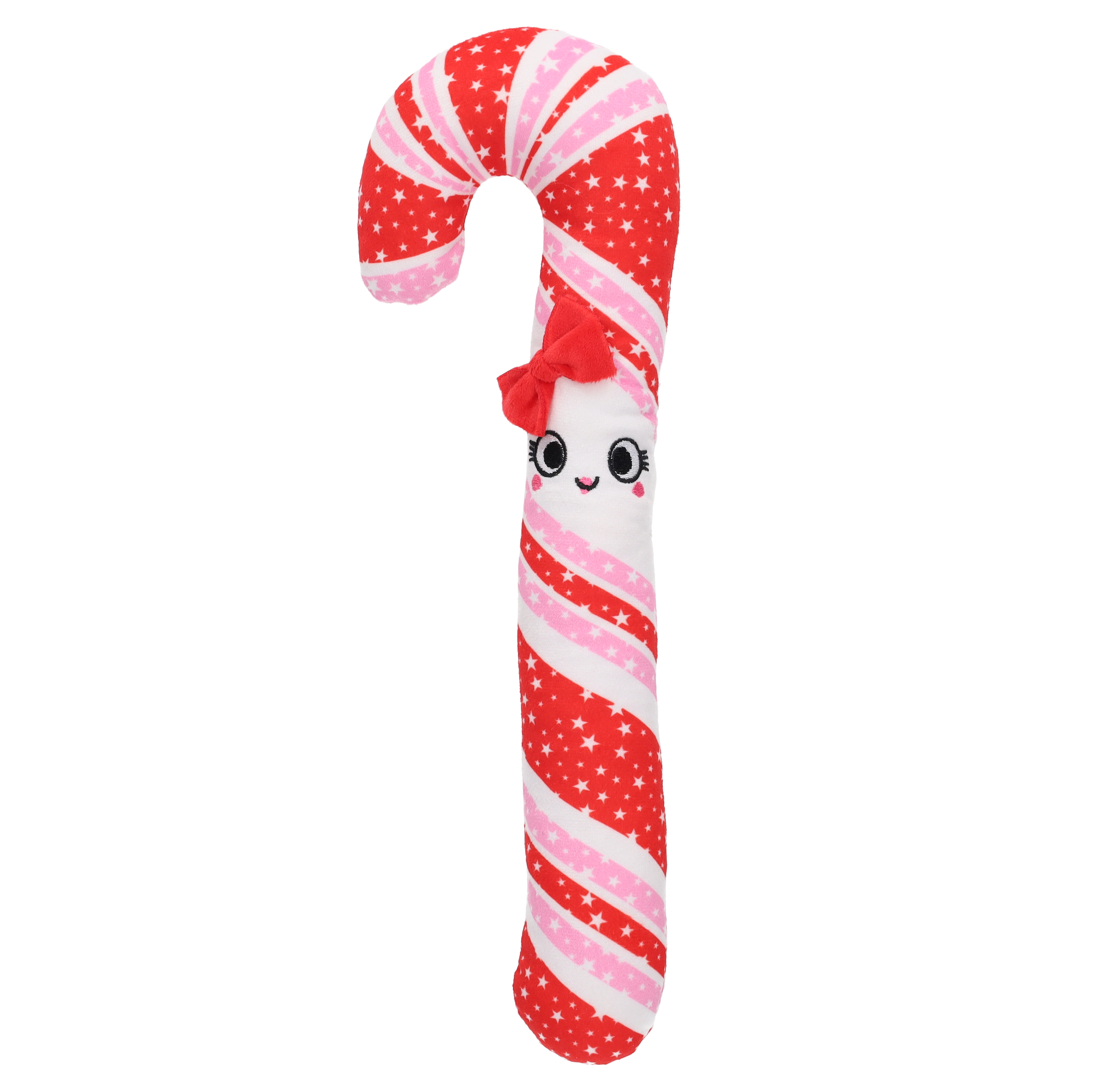 Smart Choice Squeaky Plush Candy Cane Dog Toy Assorted