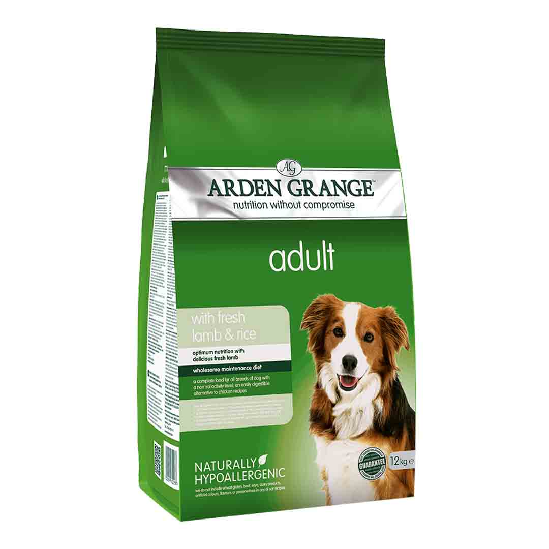Arden Grange Adult Dog Food with Lamb & Rice 12kg
