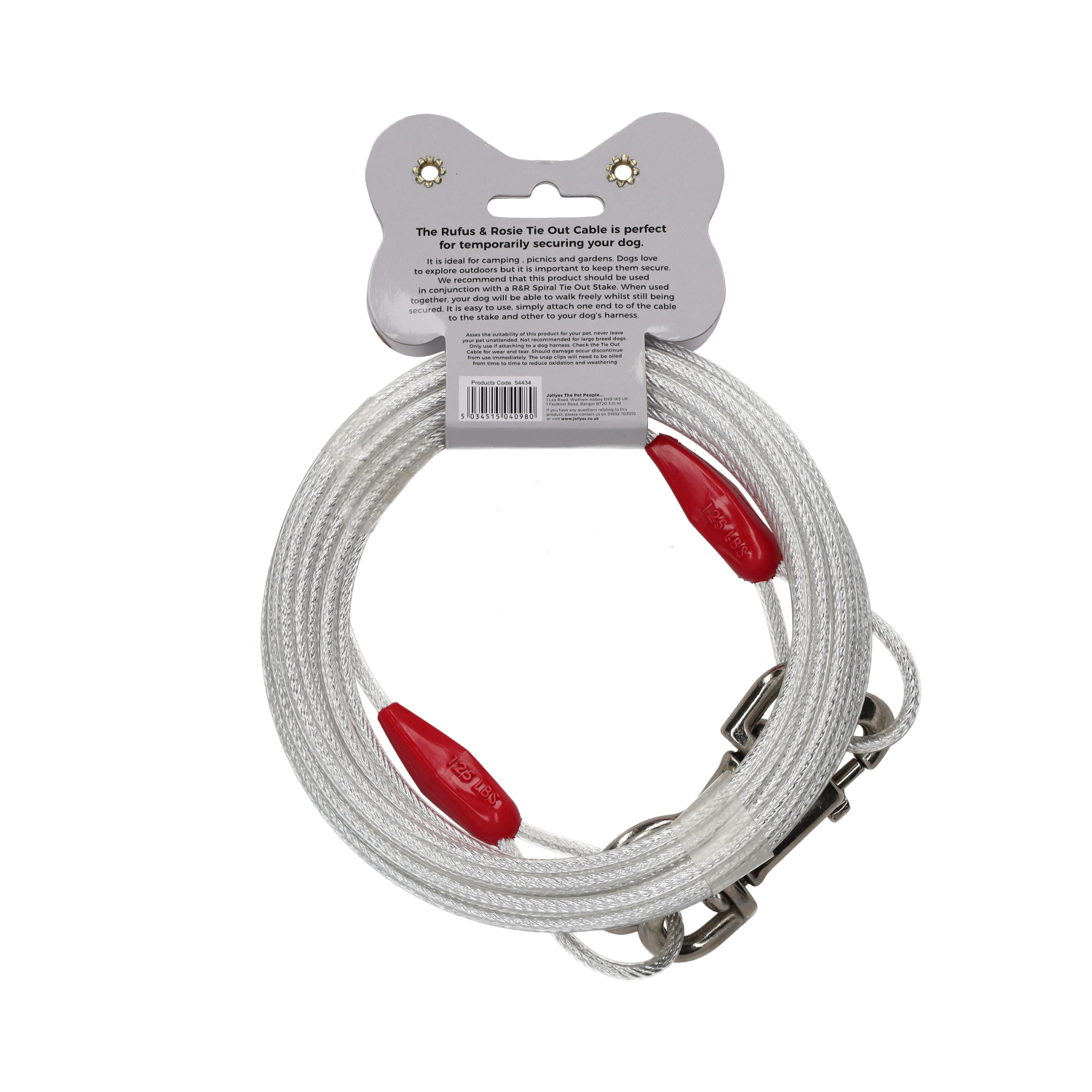 Pet Living Tie Out Cable For Dogs, 6m 