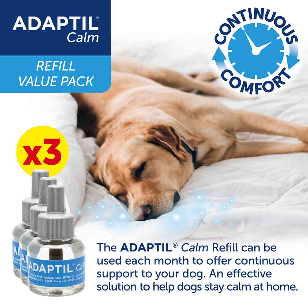 ADAPTIL Calm Home Diffuser 3X Refill Value Pack (48ml)