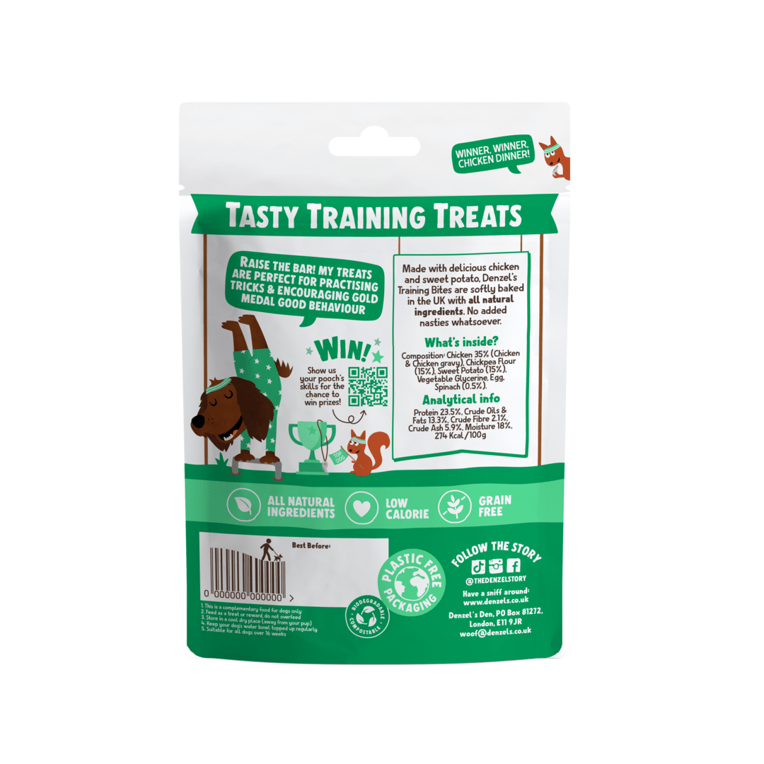 Denzel's Chicken & Sweet Potato Training Bites 100g