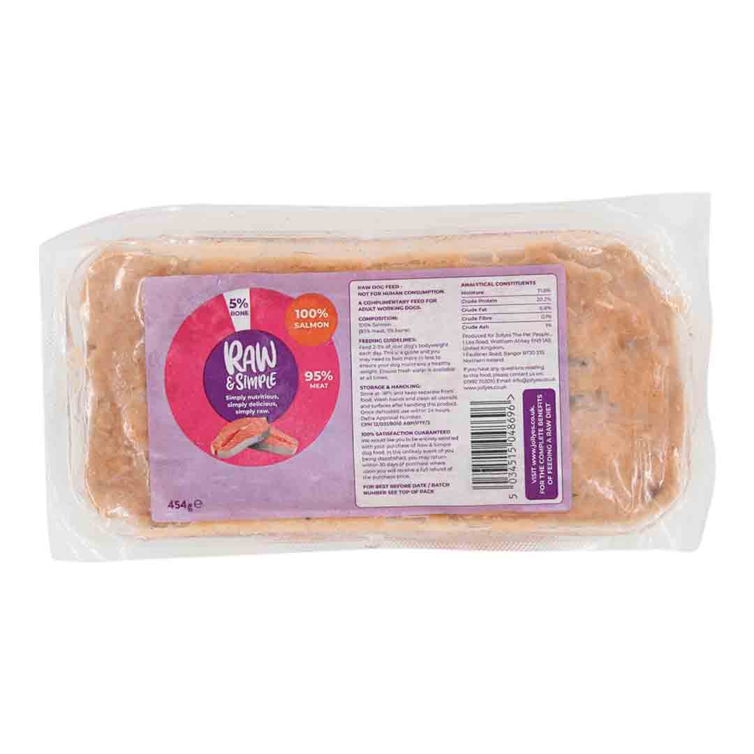 Raw and Simple Turkey Mince Raw Dog Food, 454g