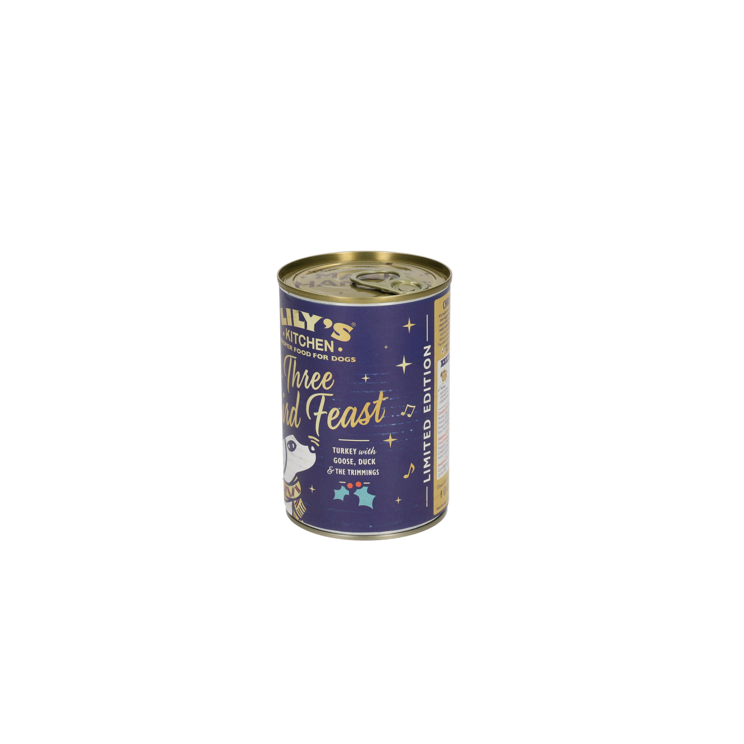 Lily's Kitchen Christmas Complete Adult Dog Food Three Bird Feast 400g