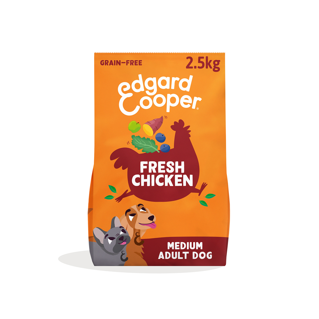 Edgard & Cooper Adult Grain Free Dry Dog Food with Fresh Free-Run Chicken 2.5kg