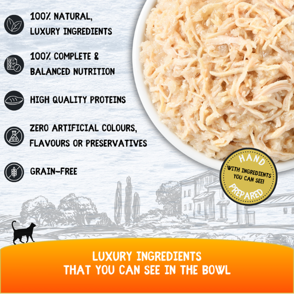 Cookhouse Luxury Complete Cat Food Chicken Breast Fillets in Jelly 70g