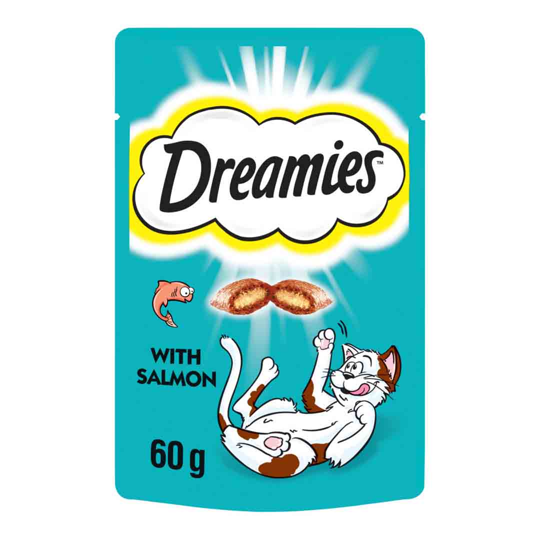 Dreamies Pouch with Scrumptious Salmon 60g