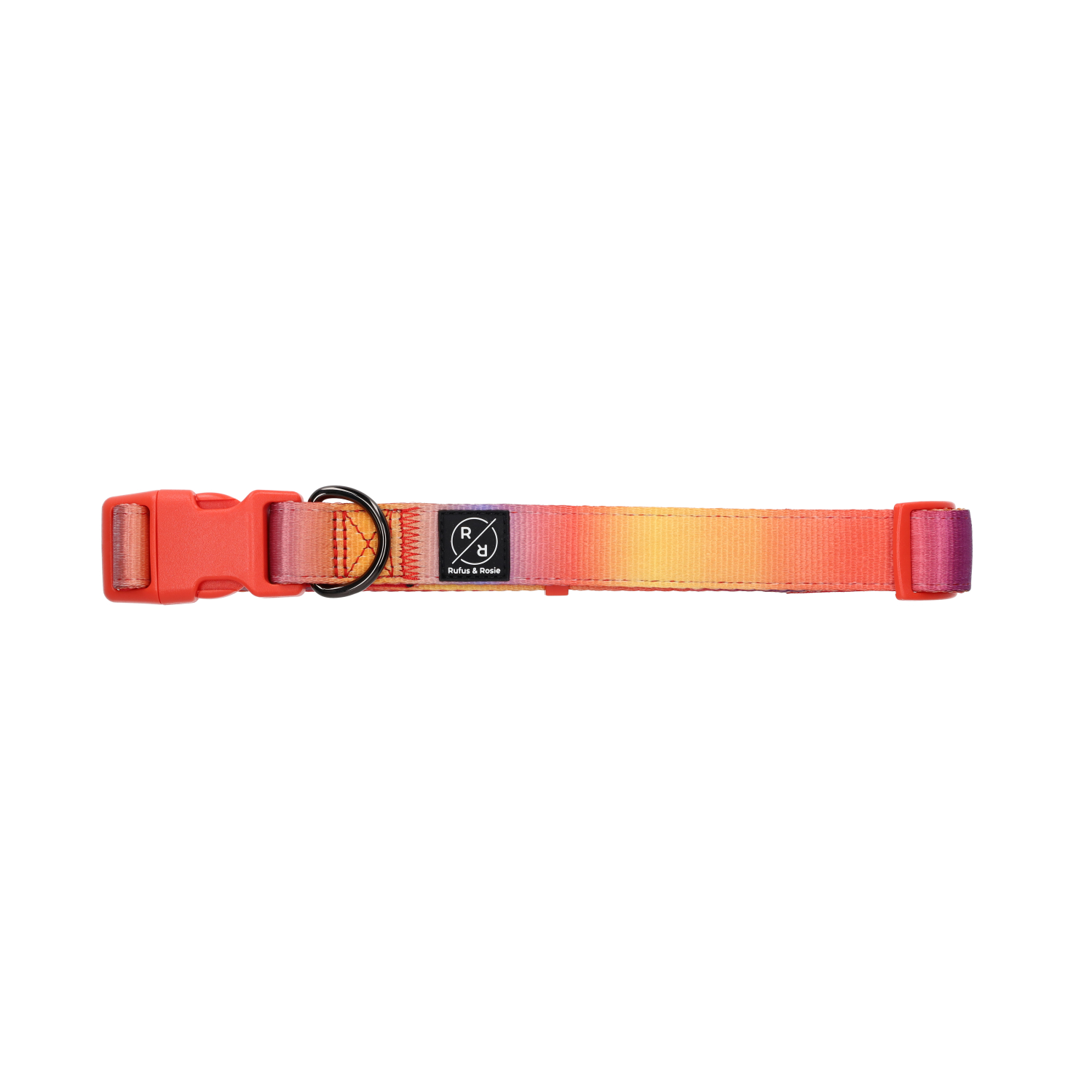 Rufus & Rosie Ombre Adjustable Dog Collar, Large