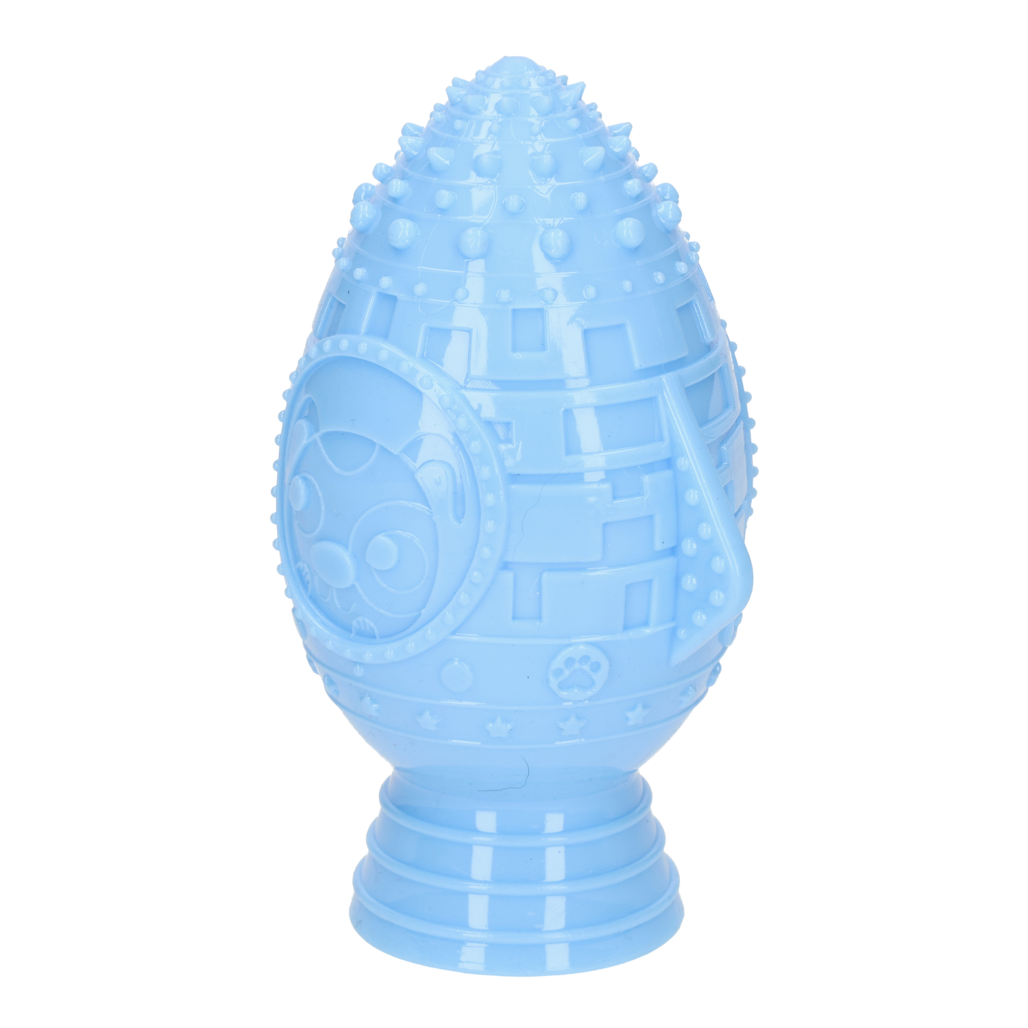 Smart Choice Squeaky Rubber Space Rocket Dog Toy