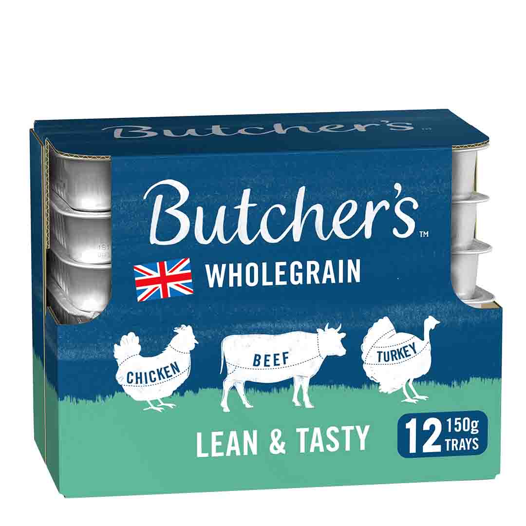 Butcher's Lean & Tasty Low Fat Dog Food Trays 12 x 150g