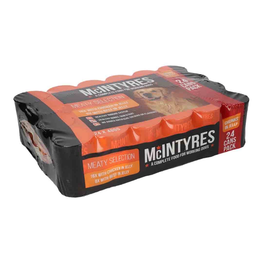 Mcintyres Meaty Selection Wet Dog Food 24x400g