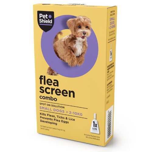 Pet Shield Flea Screen Combo for Small Dogs 1 Pipette