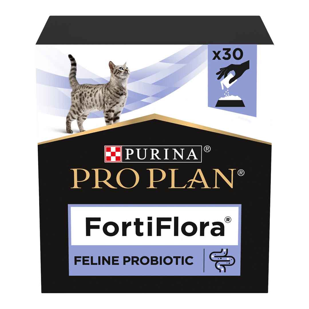 Purina Pro Plan Feline FortiFlora Probiotic Cat Food Supplement, 30 x 1g