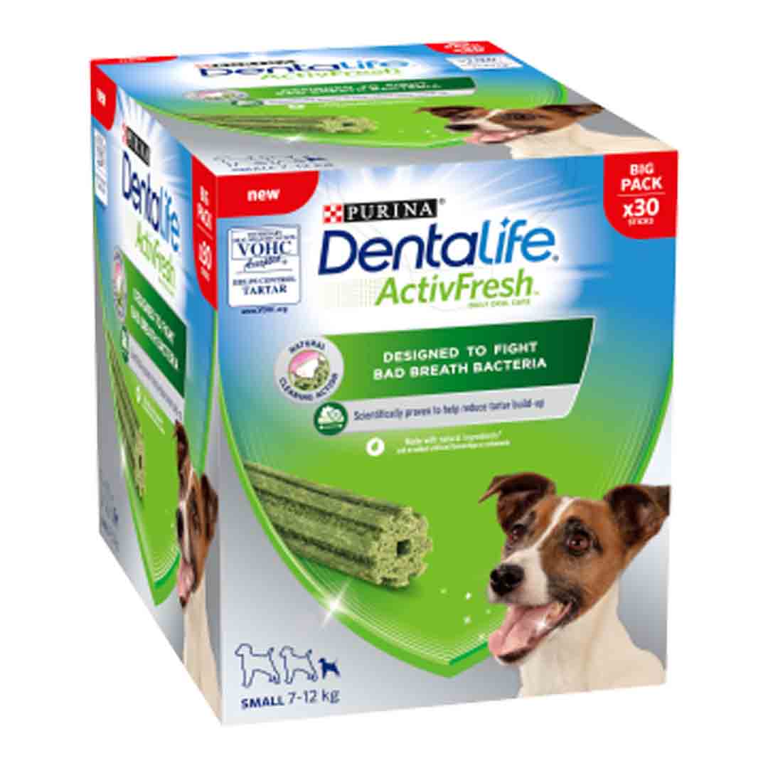 Purina Dentalife ActivFresh Dental Chews, Small Dogs, 30 pack