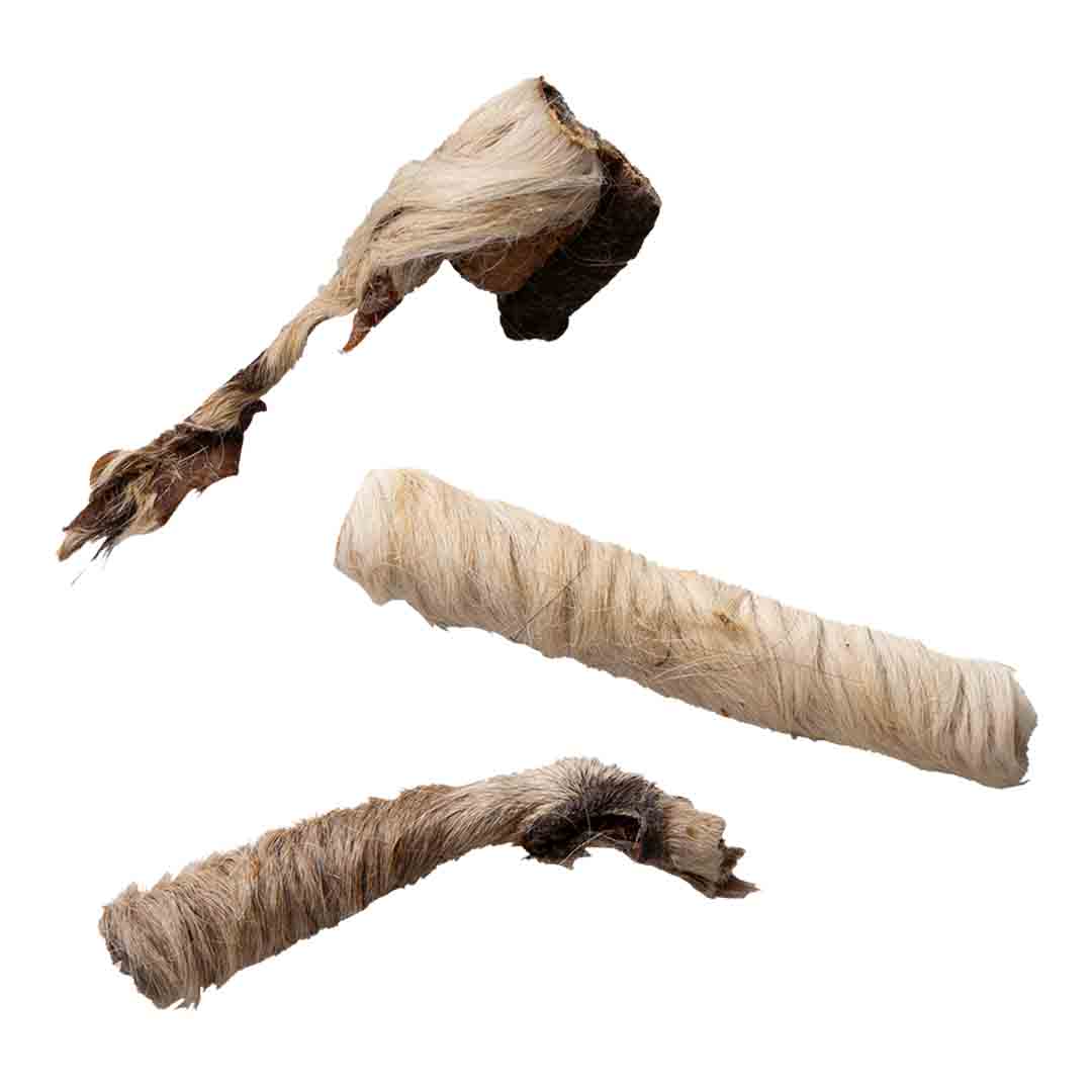 NAW Hairy Beef Headskin Natural Dog Treat