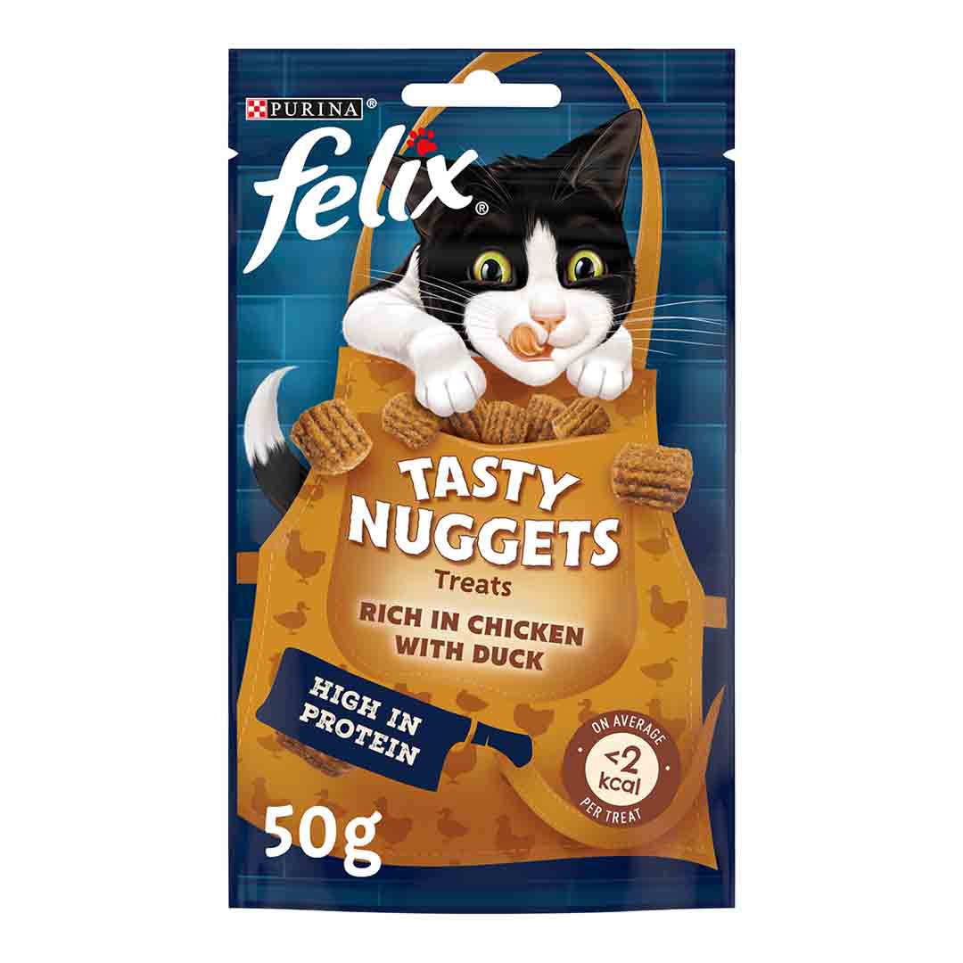 Felix Tasty Nuggets Chicken & Duck Cat Treats 50g