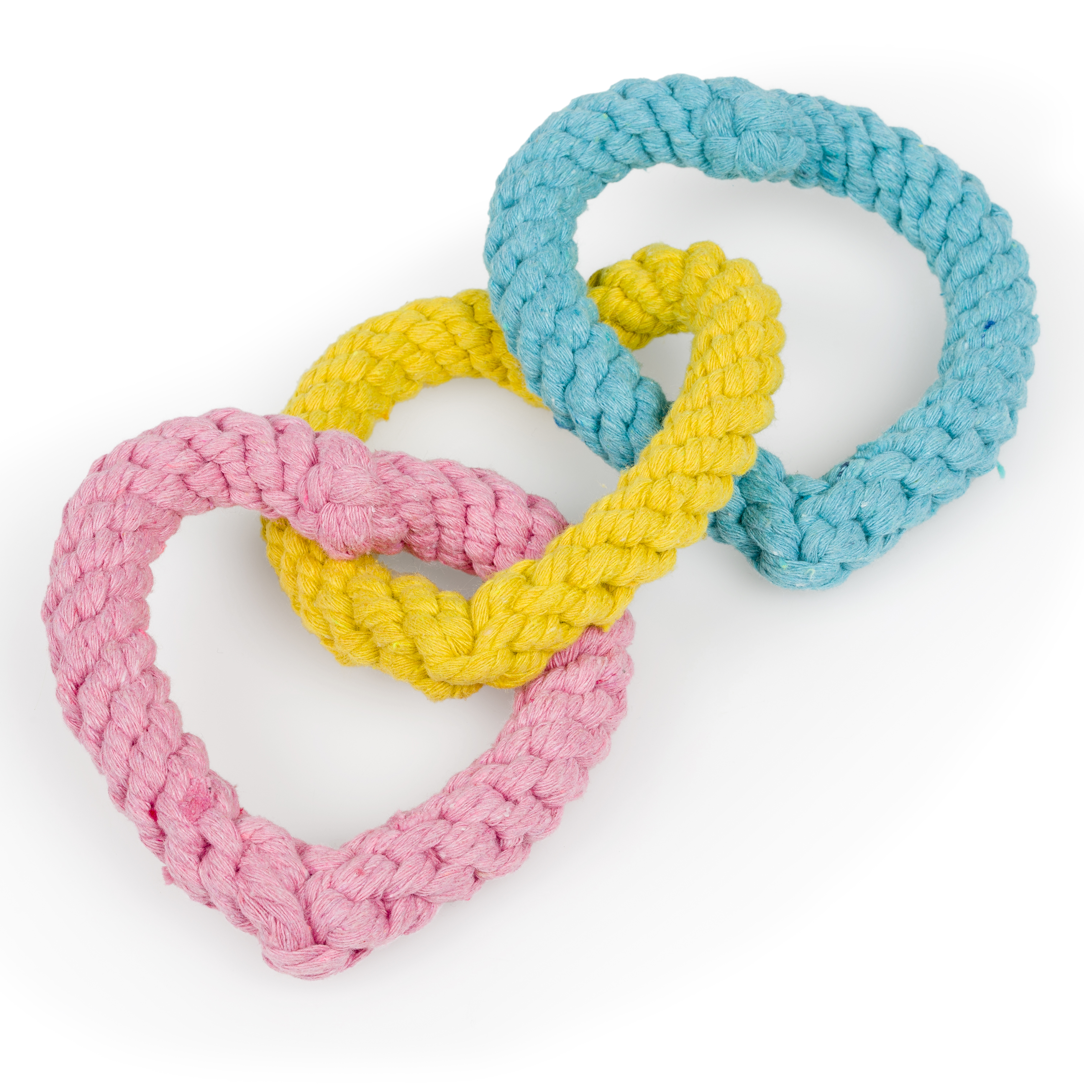 Petface Rope Hearts Dog Toy