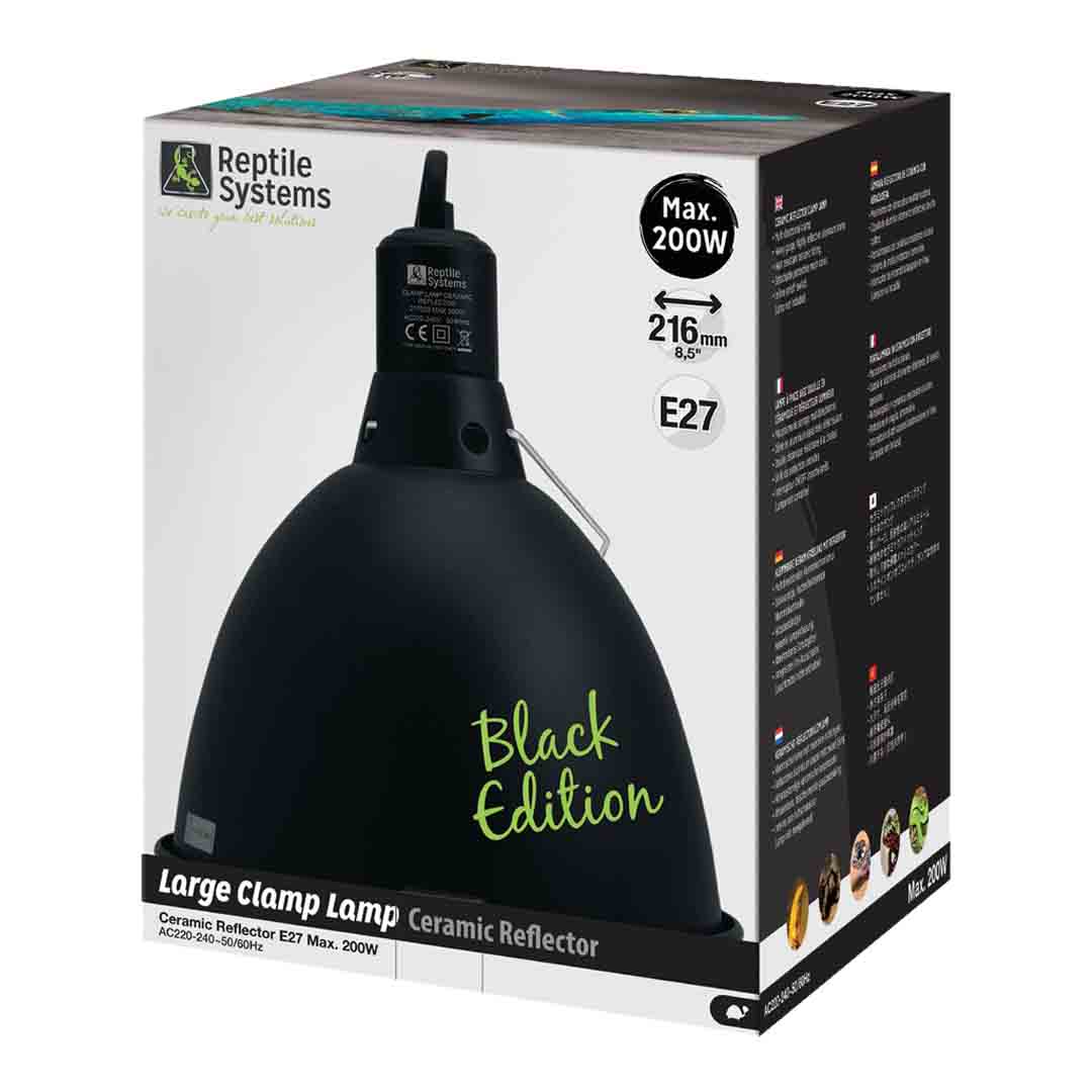 Reptile Systems Vivarium Clamp Lamp Black Edition