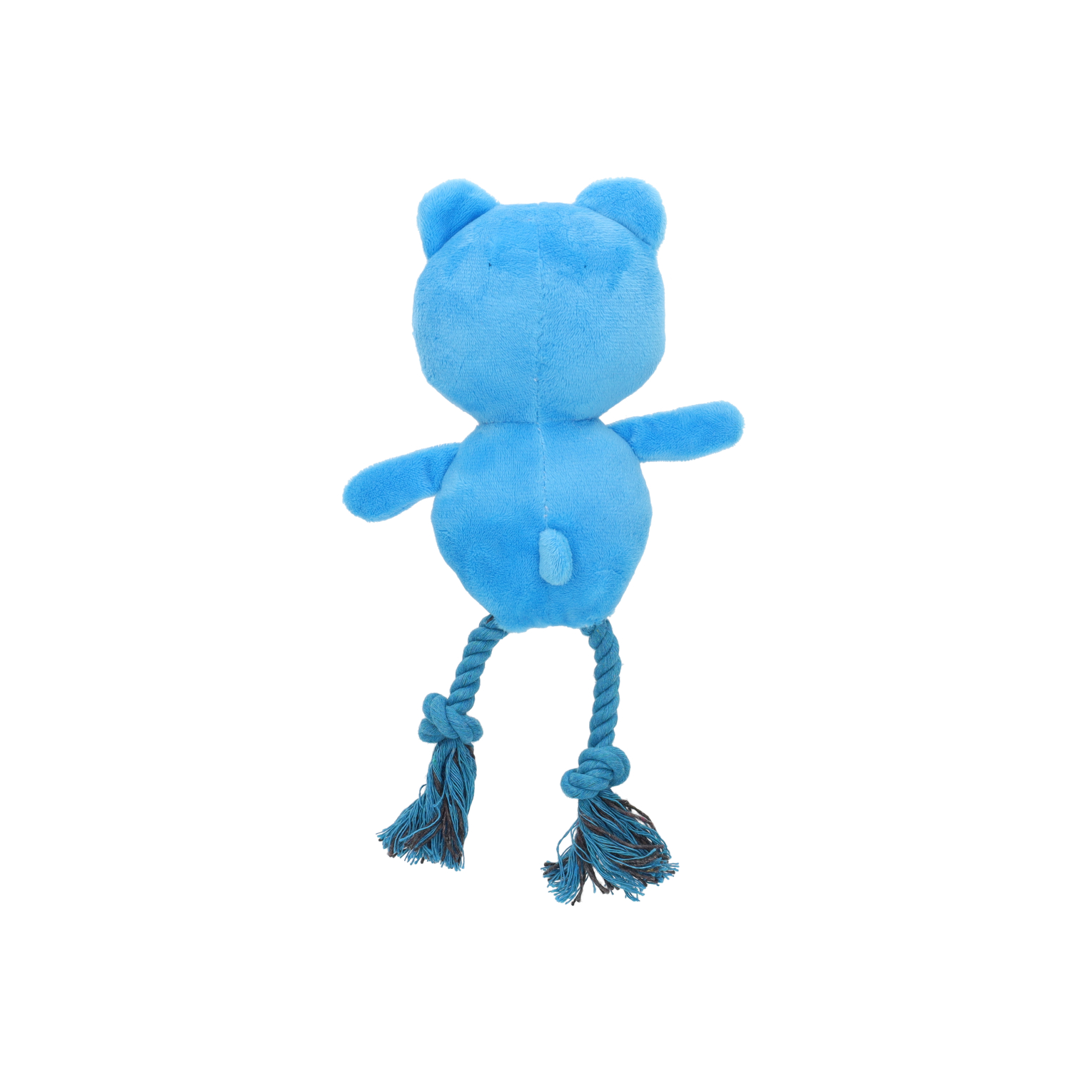 Rufus & Rosie Squeaky Plush Rope Leg Puppy Toy