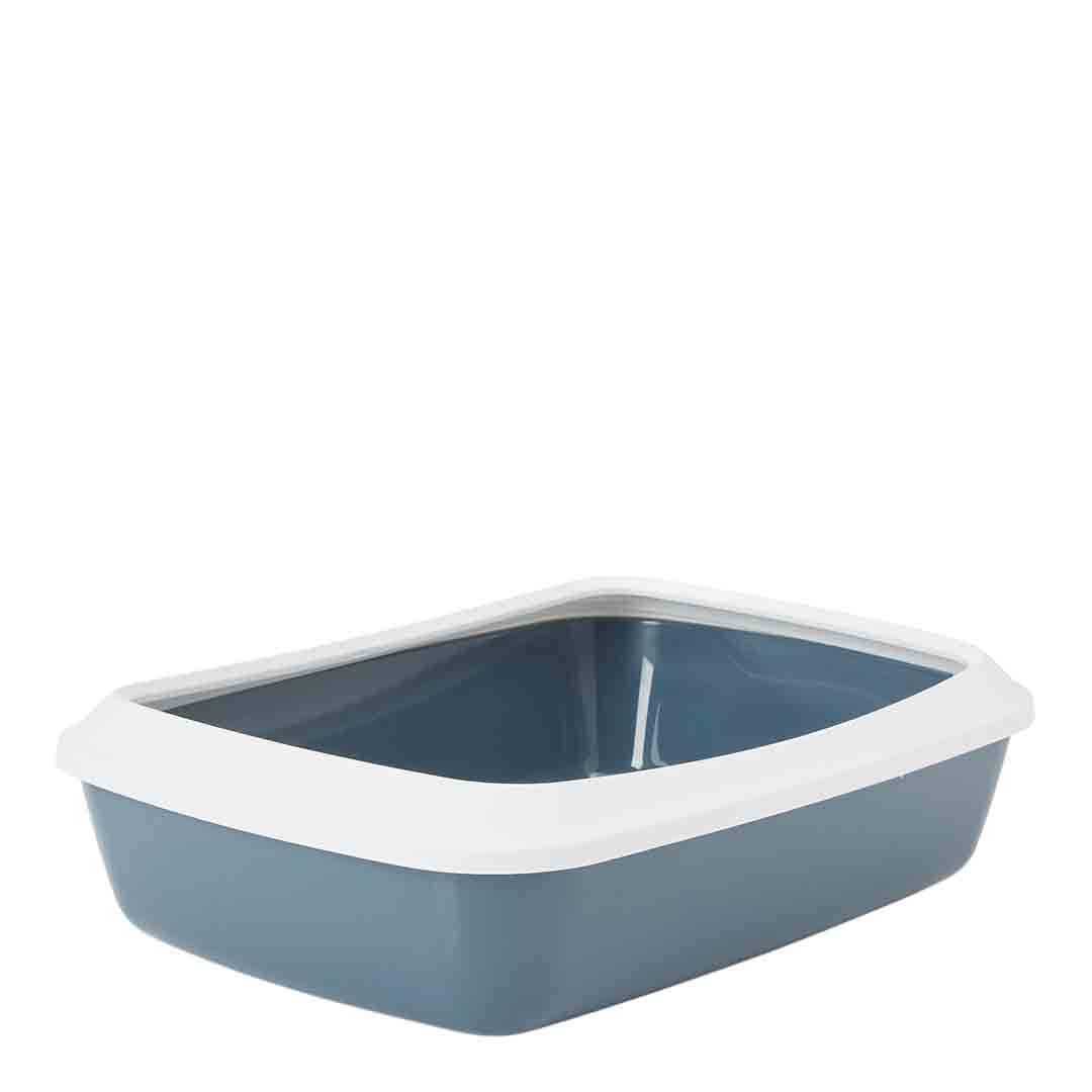 Savic Iriz Cat Litter Tray Blue & White 50cm