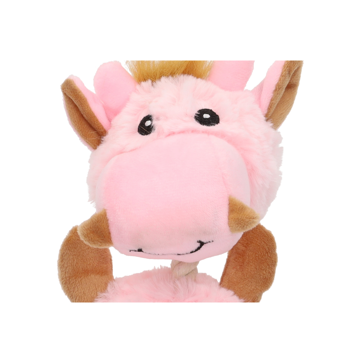 Pet Living Plush Jungle Rope Neck Dog Toy