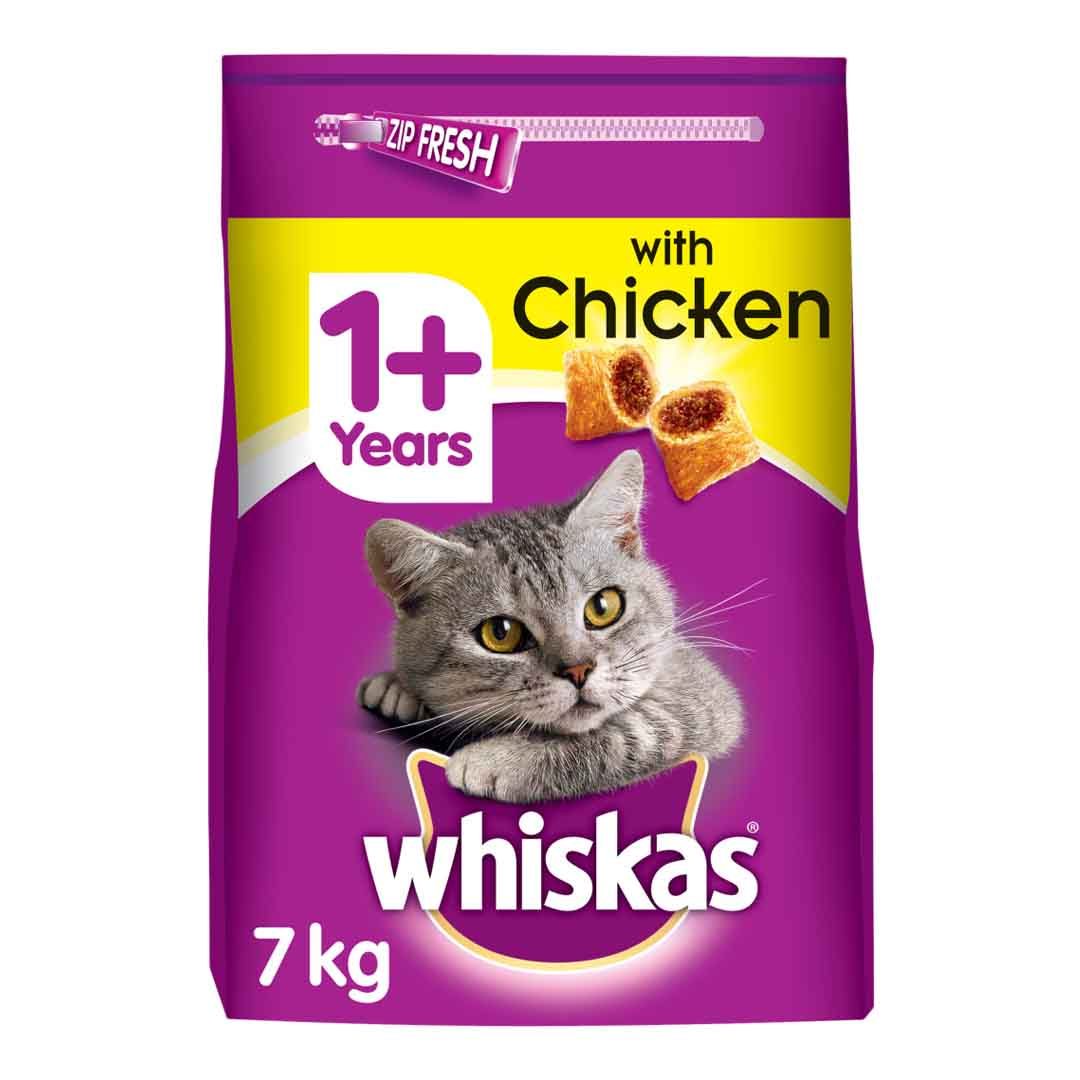 Whiskas Dry Cat Food with Chicken 7kg