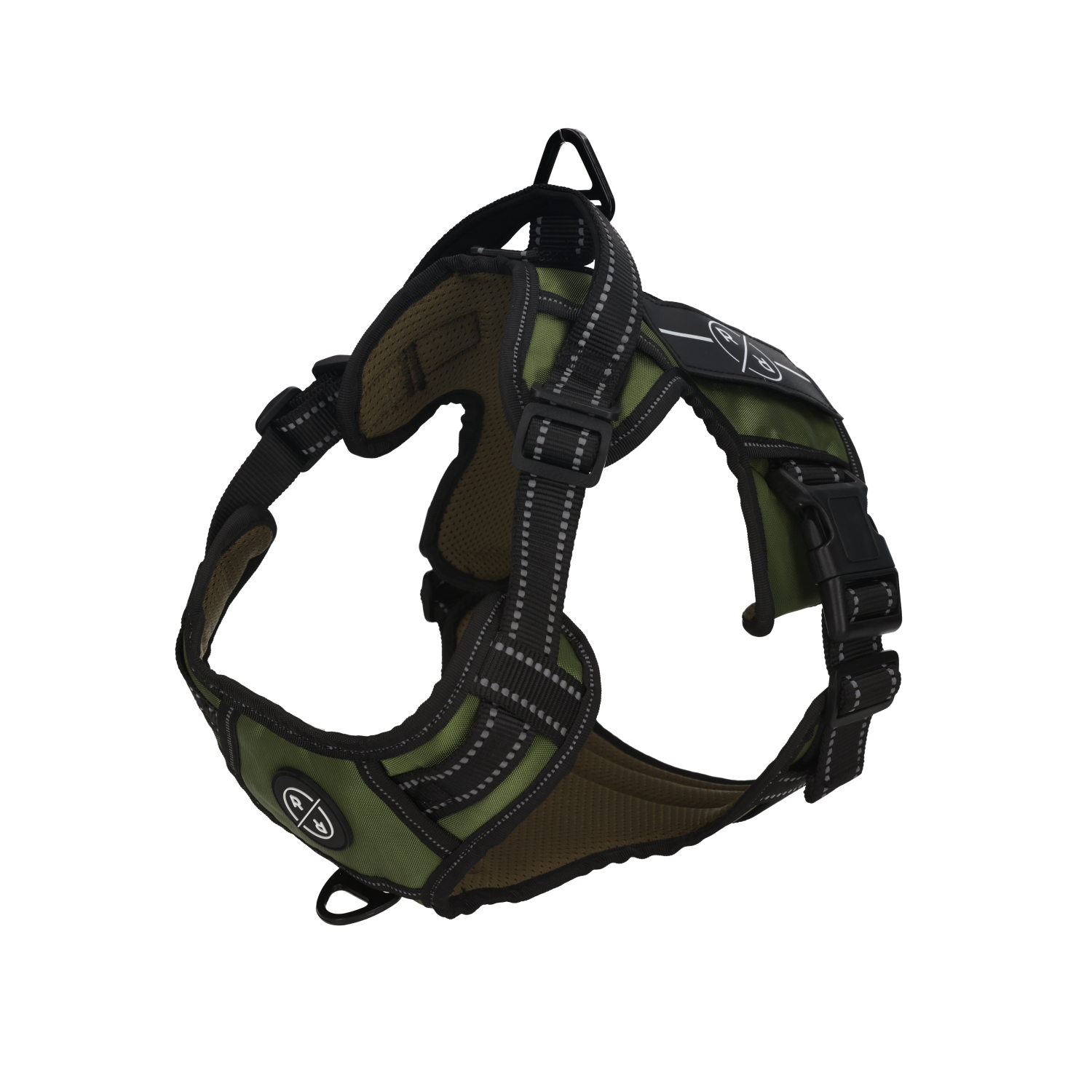 Rufus & Rosie Khaki Tactical Dog Vest Harness, XXL