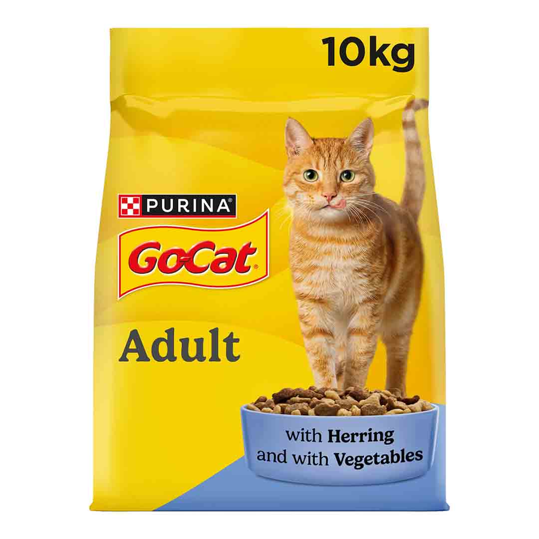 Go-Cat Herring and Vegetable Dry Cat Food 10kg