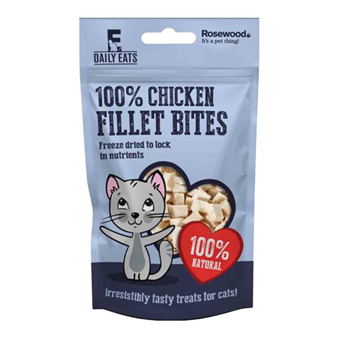 Rosewood Freeze Dried Cat Treats Chicken, 15g
