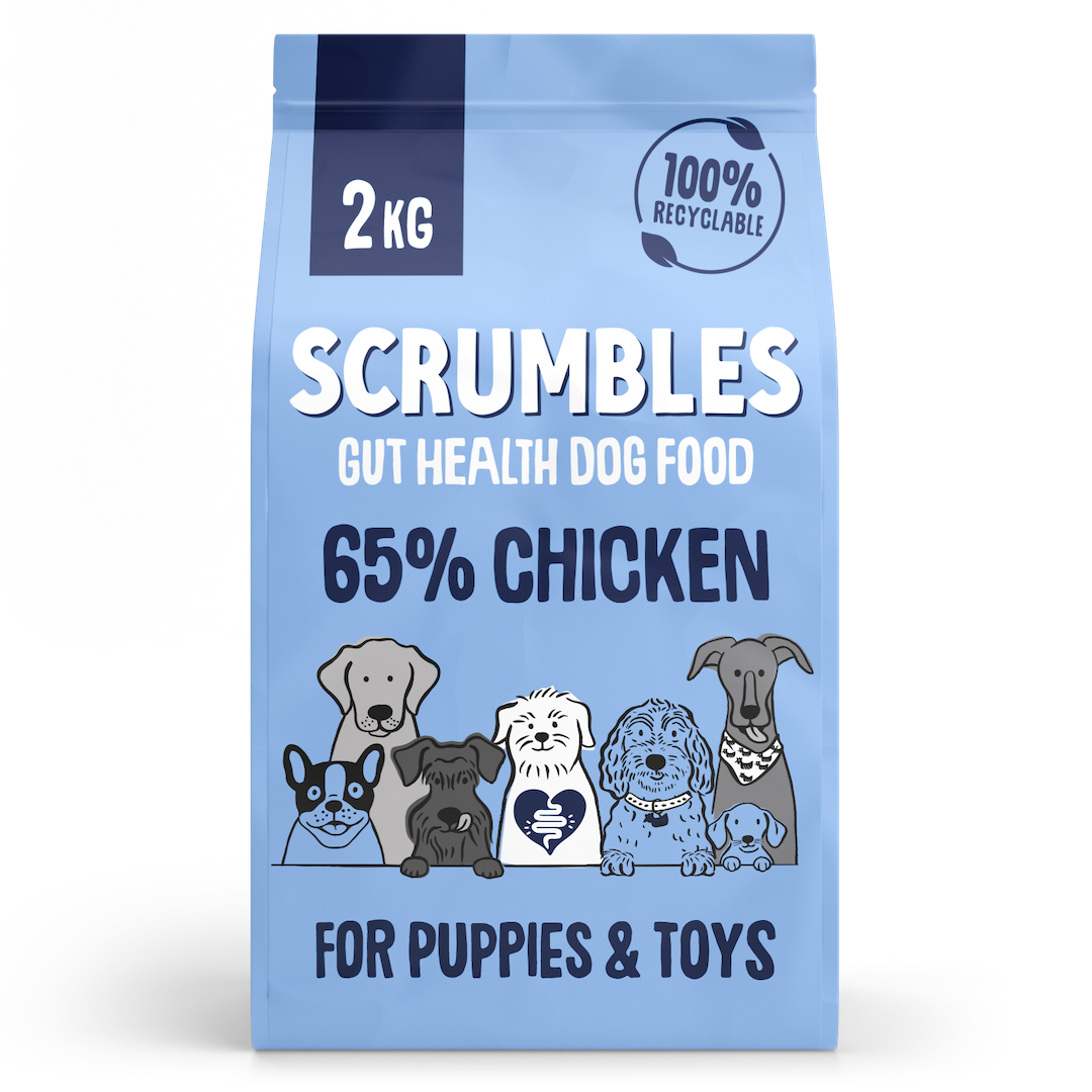Scrumbles Dry Food for Puppy & Toy Breeds Chicken 2kg
