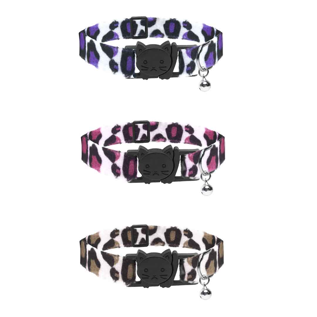 James & Steel Leopard Print Cat Collar