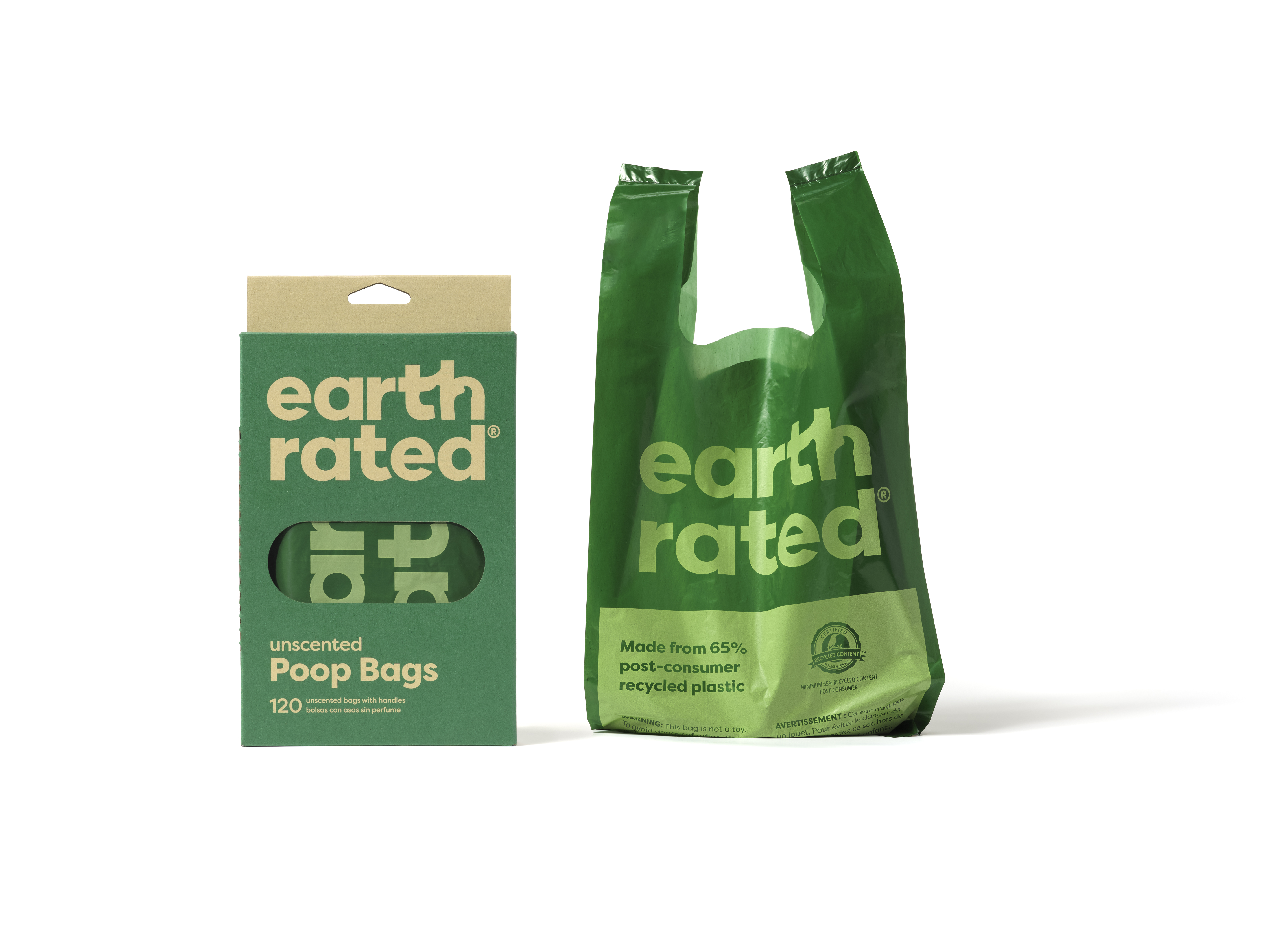 Earth Rated Dog Poop Bags Handle Unscented