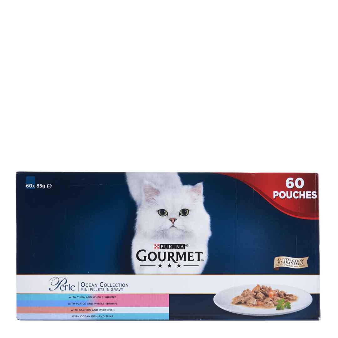 Gourmet Perle Ocean Collection Wet Cat Food 60x85g