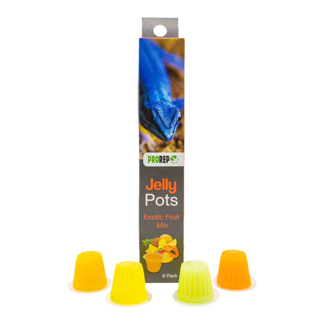 ProRep Jelly Pots For Reptiles, Exotic Fruit Mix, 8 Pack