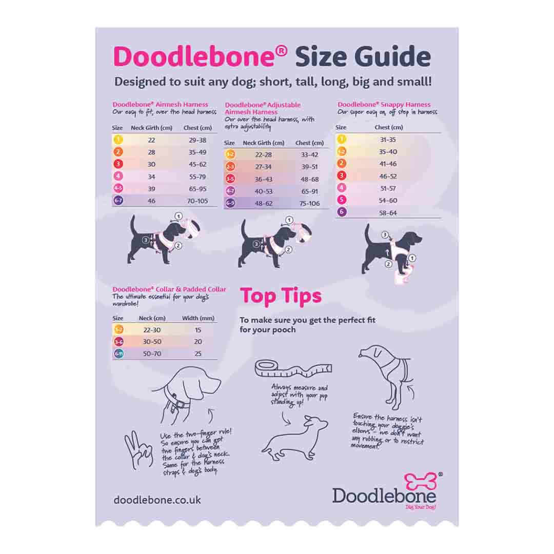 Doodlebone Airmesh Electric Party Dog Harness Size 3