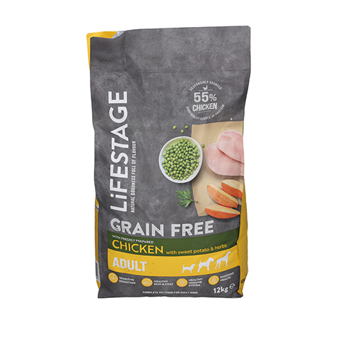 Lifestage Grain Free Chicken with Sweet Potato and Herbs Dog Food 12kg